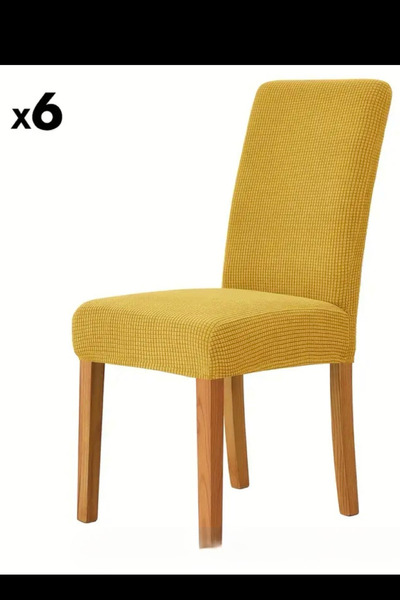 intil Чохол для стільця Чохол для стільця Еластичний, можна прати 6 штук з ві...