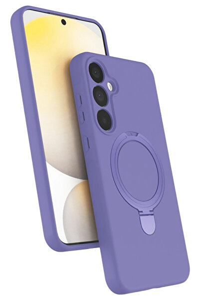 NewFace غطاء حماية MTXDPN لهاتف سامسونج جالاكسي A55 5G مع حامل ماجسيف (111720) - أرجواني