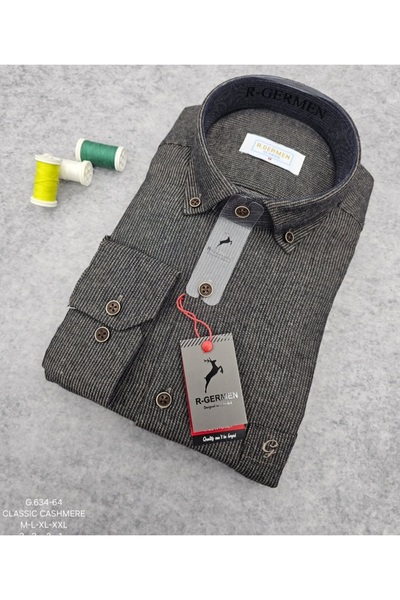 Cinar erkek giyim Baba gömleği kışlık klasik kesim kalip tek cep