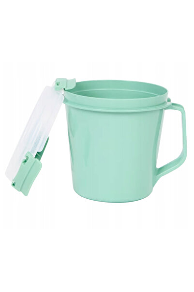 Tontarelli Fresh System food container jug, ergonomic handle & air vent, 0.64 L, Green