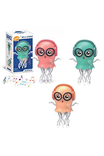 First Choice 20 cm Electric Educational Toy - Dancing Octopus with LED, Music, Obstacle Avoidance, USB Charg