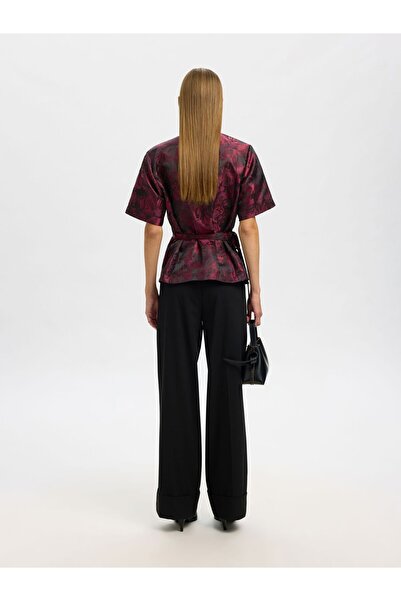 SELECTED Wickeloberteil Jacquard