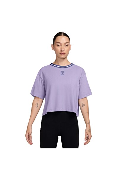 Nike Tricou W NK DF HERITAGE SS CROP TEE