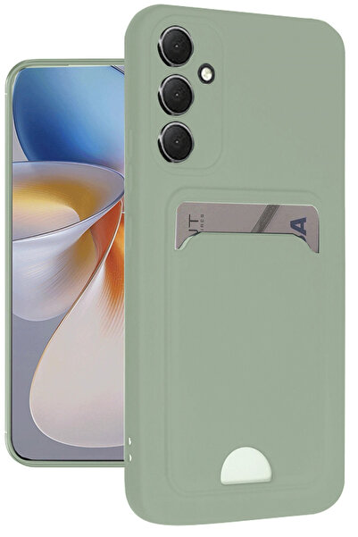 NewFace حافظة MTXDPN لهاتف سامسونج جالاكسي A16 5G من السيليكون مع حامل بطاقات...