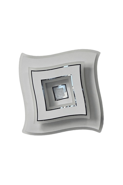 luminastar Lampă de tavan LED 32 cm, 100W, montare încastrată, albă, telecoma...