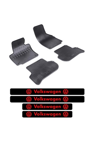 Rigum Covorașe de cauciuc pentru Volkswagen Golf V Plus (2007-2009) cu set de...