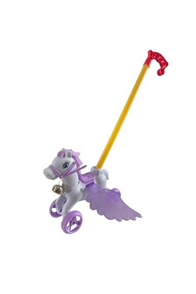 OEM Push Toy - Horse with Shiny Wings, 57 cm, 3y+, Purple