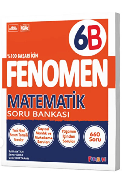 Efsane Yayınları 6.Sınıf Fenomen 6B Matematik Soru Bankası / Yeni Müfredata U...