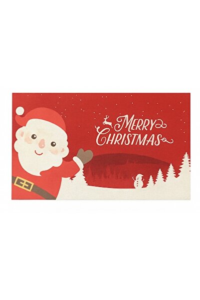 OEM Christmas-themed Table Napkin, Santa Claus Design, Washable & Heat-Resistant, 45 x 30 cm, Red