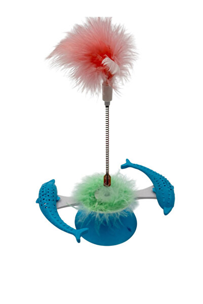 B&D Cat Toy with Spring and suction Holder.
