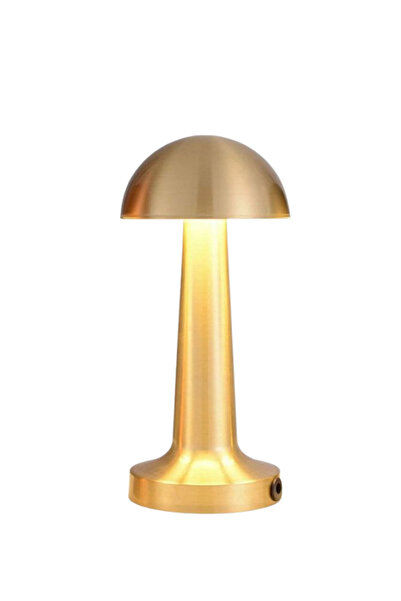 VOLTMARKET Metal Gövdeli Şarjlı LED Masa Lambası – 3 Kademe Dokunmatik Işık, ...