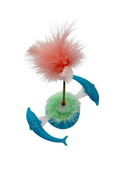 B&D Cat Toy with Spring and suction Holder.