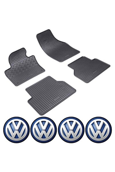 Rigum Set covorase Volkswagen Tiguan II SUV 07.2007 - 04.2016 si 4 stickere r...