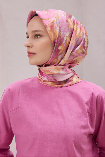 Belli Φουλάρι με μοτίβο λουλουδιών Silk Twill 4217D01-04