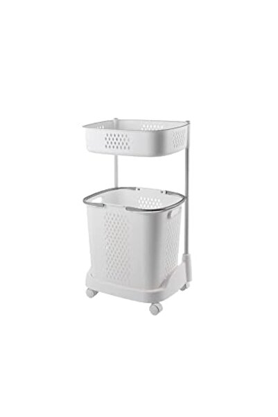 cc bin shihon Portable Bathroom and Laundry Storage and Organization Basket Smart Laundry Basket 2 in 1: Perfect Organization, Modern Design,