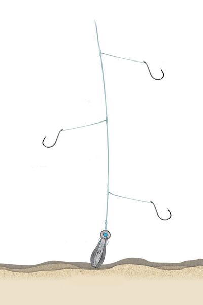 esca fishing 2 ADET 3 Iğneli Karagöz Mercan Çupra Mırmır Takımı VE 1 ADET 50 ...