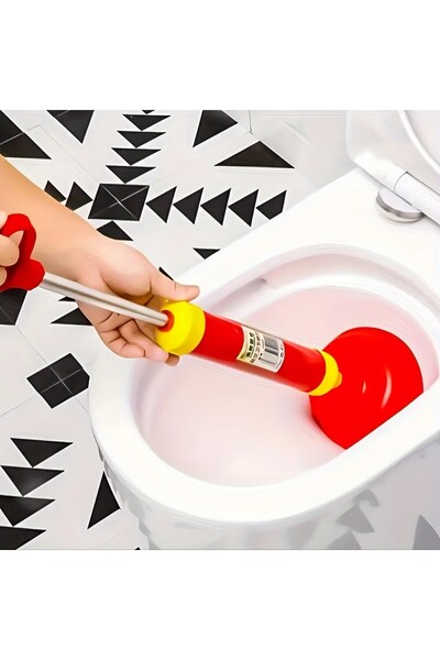 Primeaks Klozet ve Lavabo Açma Pompası – Güçlü Vantuzlu Tıkanıklık Giderici, ...
