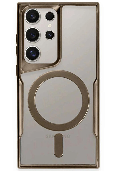 NewFace غطاء سيليكون ماج سيف لهاتف سامسونج جالاكسي إس 23 ألترا من إم تي إكس د...