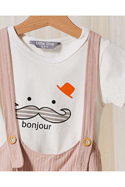 REDTAG Infant Girls Pink Printed Casual Set (2 Piece)