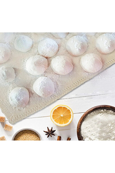 ÇIQRIK HOME 2 Pieces Dough Bread Fermentation Cloth Natural Cloth with Stitched Edges 50 X 70 cm