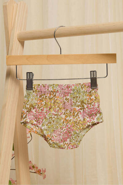 REDTAG Infant Girls White Dress With Bloomer