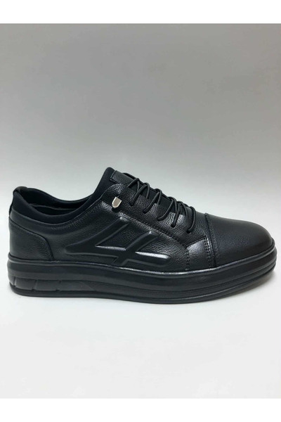 Bemsa HAKİKİ DERİ BAĞCIKSIZ ESNEK GÜNLÜK KAUÇUK TABANLI KIŞLIK ERKEK AYAKKABI