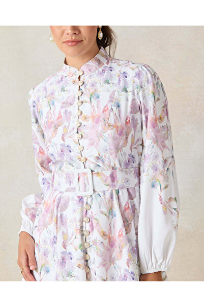 REDTAG Women White Printed Dress