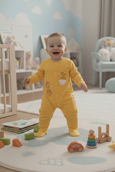 BEREKET BABY Bebek Tulum Uzun Kollu Pamuklu 0-9 Aylık