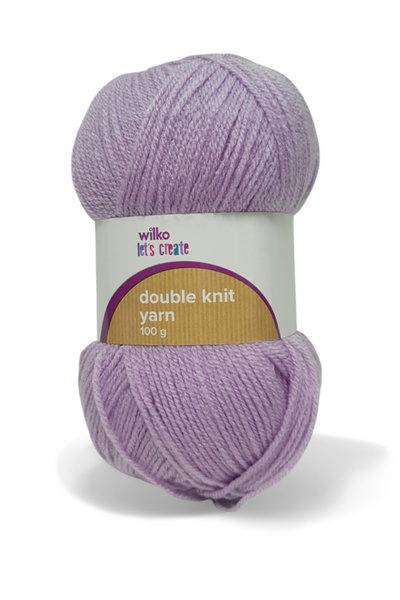 wilko fire textile tricotate dublu, 100g, liliac-violet