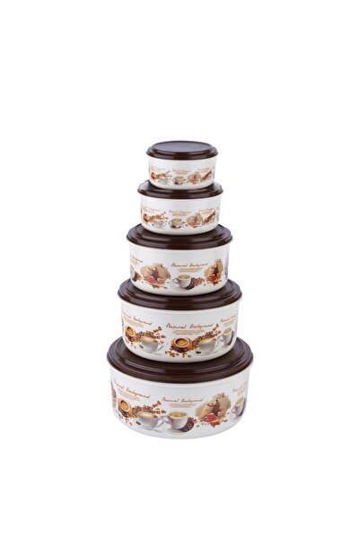 Issa Caserole 5/set Rotunde, 8 x 16 cm din Plastic premium quality