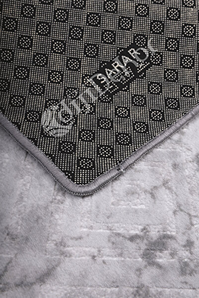 Dijidekor Χαλί KAROBİ ΓΚΡΙ Πλενόμενο Αντιολισθητικό Χαλί Μοκέτα 80x100