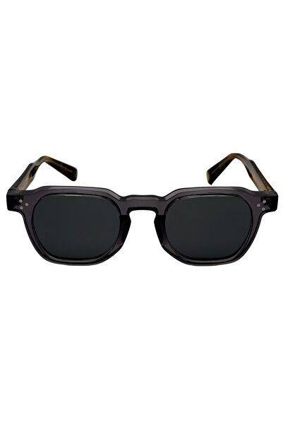 NOCTURNA FRAMES Unisex Sunglasses MONO Grey Print | Polarized, Grey UV400 lenses