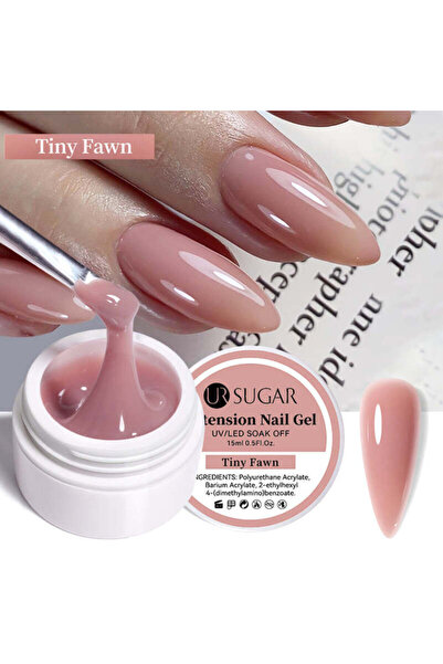 Born Pretty UR Sugar Tiny Fawn Extension Nail Gel /Gülkurusu Bej Protez Tırna...