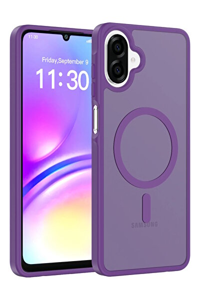 m.tk moveteck Samsung Galaxy A07 Kılıf Mat Magsafe Şarj Özellikli Hassas Buto...