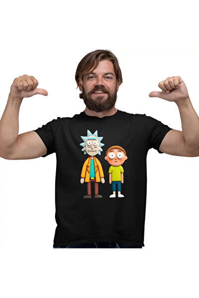 OEM Ανδρικό T-shirt Rick and Morty Cartoon