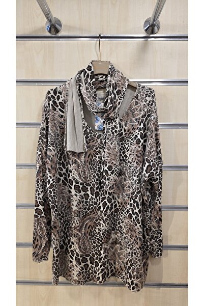 Park Moda Μπλούζα με λεοπάρ σάλι