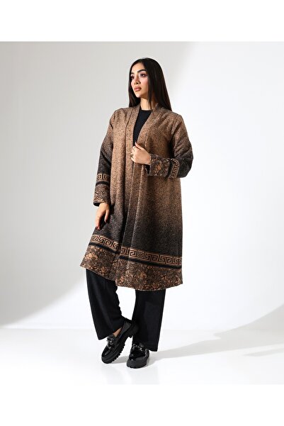 Fi'l Arz Fashion Women's Cardigan Three-Piece Hijab Mother Set