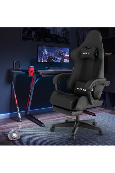 Primo Plus Gaming Chair It offers high back and lumbar support for optimal comfort,