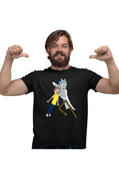 OEM Tricou Barbati Rick and Morty Casca Ochii
