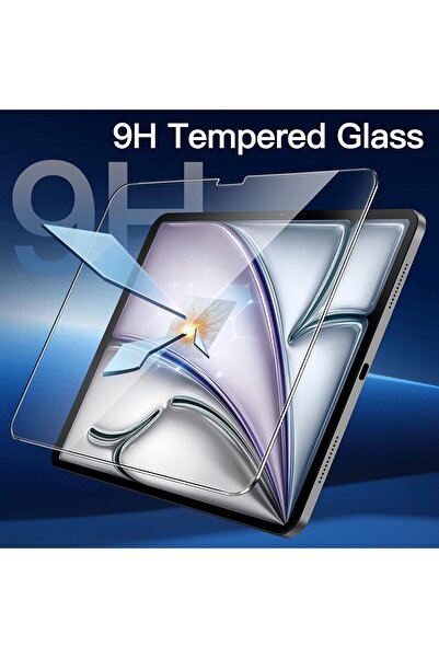 JETech Transparent Screen Protector for iPad Air 13-inch (M3/M2, 2025/2024) with Installation Frame