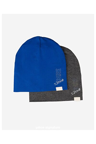 PIECE SIGNATURE 100% Cotton Double Layer Combed Cotton Beret for Teenagers Aged 9-15