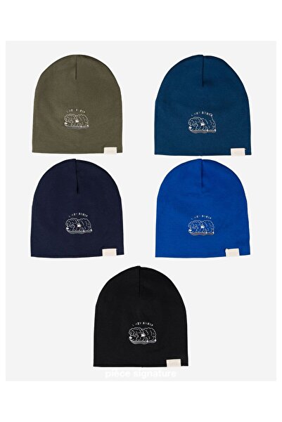 PIECE SIGNATURE 100% Cotton 0-18 Years Double Layer Combed Cotton Beanie