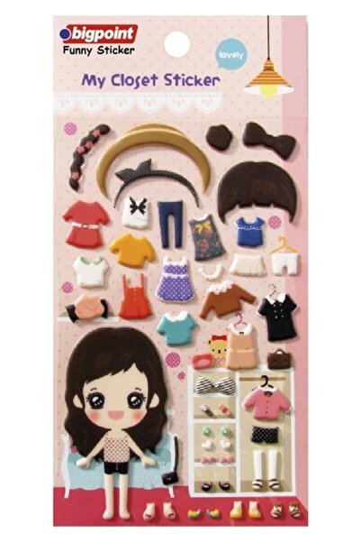 Bigpoint Sticker Kıyafet Giydir Lovely