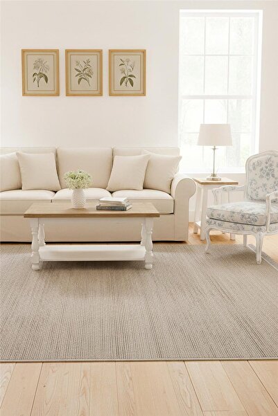 outlet halı deposu istanbul halı deposu Bukle Kahverengi Antialerjik İskandinav Kesme Halı