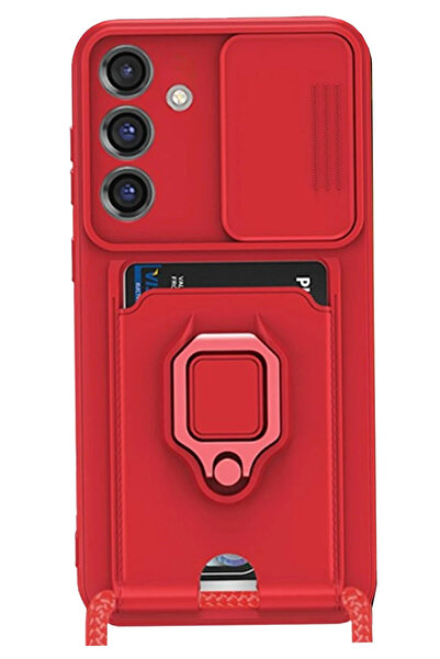 NewFace حافظة سامسونج جالاكسي A55 5G من MTXDPN مصنوعة من السيليكون مع حلقة لب...