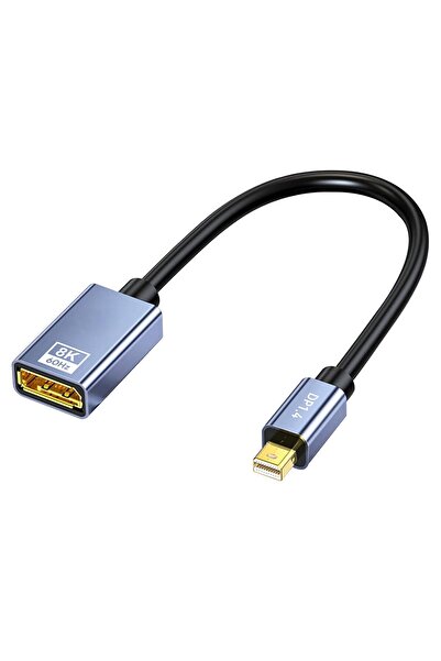 KASTWAVE Mini DisplayPort to DisplayPort 1.4 Adapter Cable 8K@60Hz Bi-directional, 0.2m