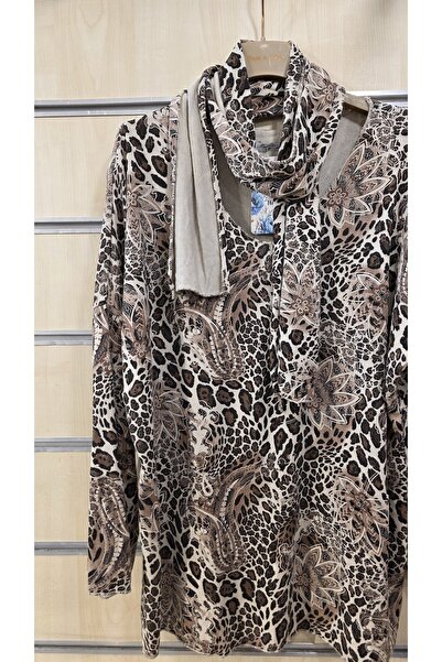 Park Moda Μπλούζα με λεοπάρ σάλι