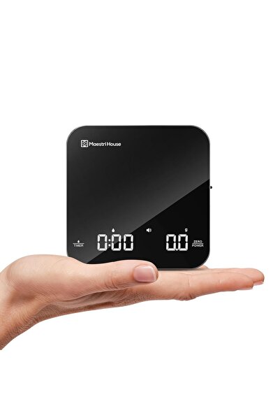 007 ميزان قهوة قابل لإعادة الشحن من مايستري هاوس مع مؤقت، 2 كجم/0.1 جم، إسبري...