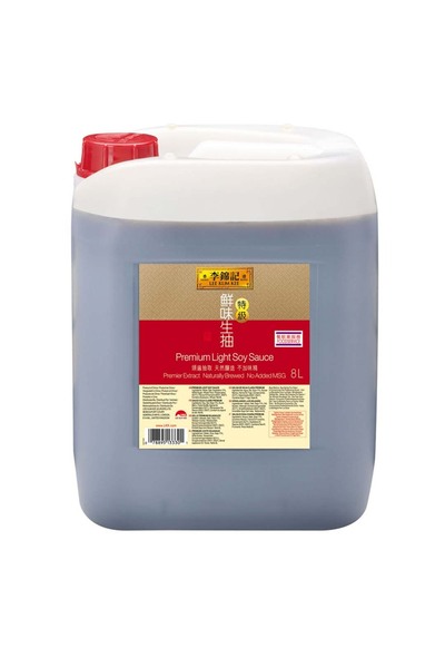 Top Ingrediente Sos De Soia Premium Light - Premium Light Soy Sauce - Lee Kum Kee - 8000 Mililitri