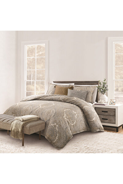 Bee Home Bed and Bath Aspen| 100% Cotton Double 8-Piece Duvet Set | Black friday